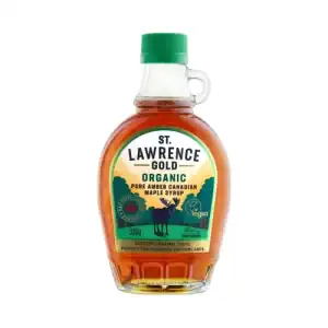 Amber Grade A Organic Maple Syrup - Pure Canadian Product.