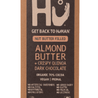 Almond butter with quinoa and dark chocolate in a convenient 60g pack. Perfect for a healthy snack o.