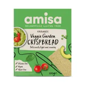 Organic Veggie Garden Crispbread for healthy snacking.