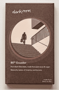 Ecuador 80% Two Ingredient Chocolate Bar 50g